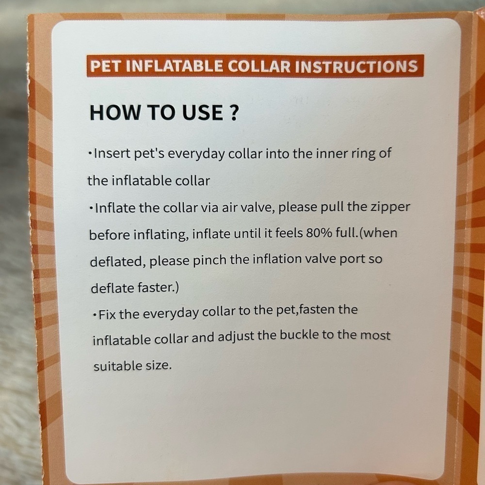 Inflatable collar for Dogs - Picture 5 of 12